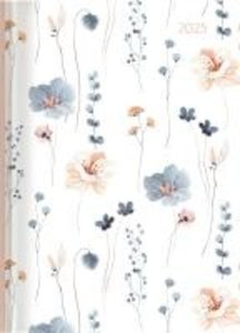 Ladytimer Grande Flowers 2025 - Taschen-Kalender A5 (15x21 cm) - Blume - Notiz-Buch - Weekly - 128 Seiten - Alpha Edition