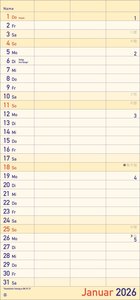 Großdruck Planer für zwei 2026