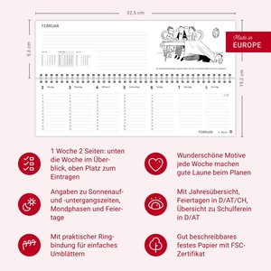 Loriot Büroplaner 2026
