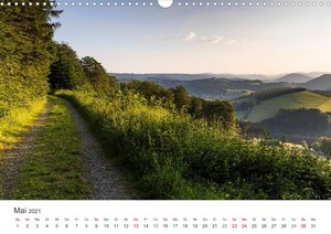 Sauerland - sanfte Berge, endlose Wälder und tiefblaue Seen (Wandkalender 2021 DIN A3 quer)