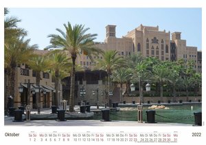 Dubai 2022 - White Edition - Timokrates Kalender, Wandkalender, Bildkalender - DIN A4 (ca. 30 x 21 cm)