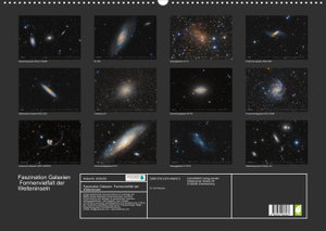 Faszination Galaxien  Formenvielfalt der Welteninseln (Wandkalender 2023 DIN A2 quer)