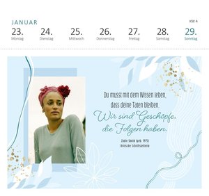 Postkartenkalender Kluge Frauen, die unsere Welt bewegten 2023