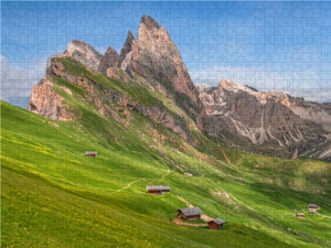 CALVENDO Puzzle Ein Motiv aus dem Kalender Dolomiten, Alpenparadies im Norden Italiens 1000 Teile Puzzle quer