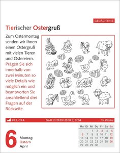 Meyers Grips-Gymnastik Tagesabreißkalender 2026