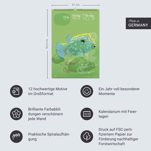Zauber der Meere Posterkalender 2026