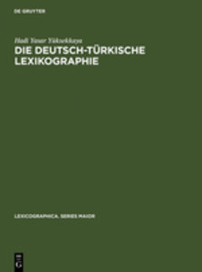 Die deutsch-türkische Lexikographie