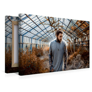Premium Textil-Leinwand 45 cm x 30 cm quer Natur