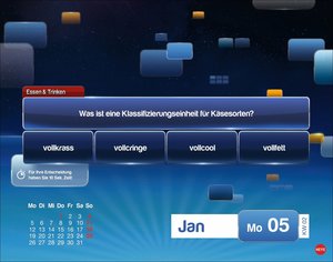 Quizduell Olymp Tagesabreißkalender 2026