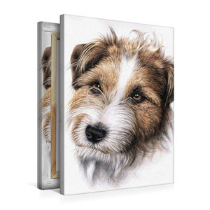 Premium Textil-Leinwand 50 cm x 75 cm hoch Jack Russell Terrier