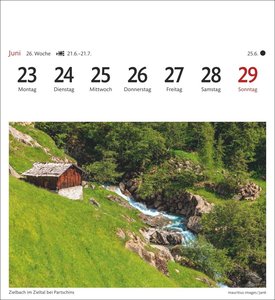 Südtirol Sehnsuchtskalender 2025 - Wochenkalender mit 53 Postkarten