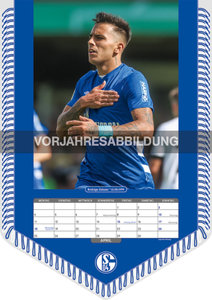 FC Schalke 04 2023 - Bannerkalender - Fan-Kalender - Fußball-Kalender - Wand-Kalender - 29,7x42 - Sport