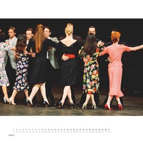 Pina Bausch und das Tanztheater Wuppertal 2025 – Ballett – Wandkalender 45 x 48 cm – Spiralbindung