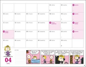 Peanuts Monatsplaner Kalender 2022