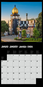 Hundertwasser Broschürenkalender Architektur 2025