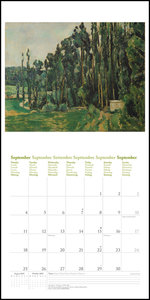 Paul Cézanne 2023 - Wand-Kalender - Broschüren-Kalender - 30x30 - 30x60 geöffnet - Kunst-Kalender