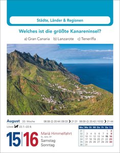 Allgemeinbildung Tagesabreißkalender 2026