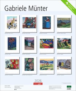 Gabriele Münter Kalender 2026