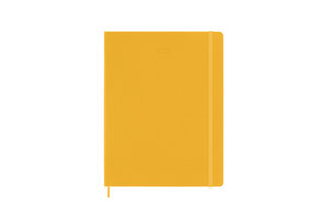 Moleskine 12 Monate Wochen Notizkalender - Color 2023, XL, Orangegelb