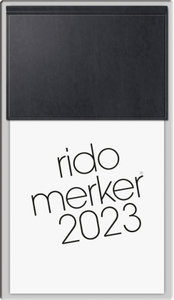 Tageskalender Modell Merker 2023, Miradur-Einband schwarz
