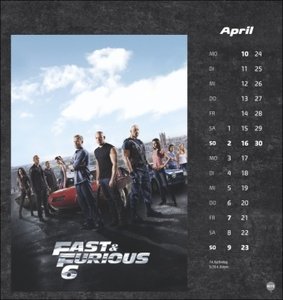 Fast & Furious Postkartenkalender 2023. Die Filmplakate im Postkartenformat. Kalender für Fans der Filmreihe - Postkarten zum Sammeln und Verschicken.