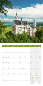 Deutschland Kalender 2025 - 30x30