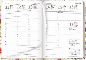 Ladytimer Flower Field 2023 - Blume - Taschenkalender A6 - Weekly - 192 Seiten - Notiz-Buch - Termin-Planer - Alpha Edition