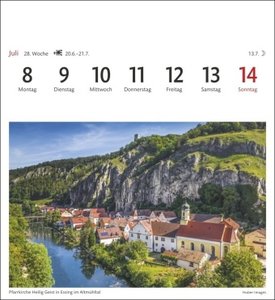 Bayern Sehnsuchtskalender 2024. Eine Rundreise durch bayrische Idylle. 53 Postkarten in einem Foto-Kalender zum Aufstellen oder Aufhängen. Postkarten-Kalender Bayern