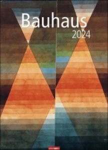 Bauhaus Kalender 2024. Hochwertiger Wandkalender mit 12 wichtigen Kunstwerken des 20. Jahrhunderts. Großer Kunst-Kalender 2024 XXL. 49x68 cm. Hochformat
