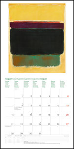 Mark Rothko 2023 - Wand-Kalender - Broschüren-Kalender - 30x30 - 30x60 geöffnet - Kunst-Kalender