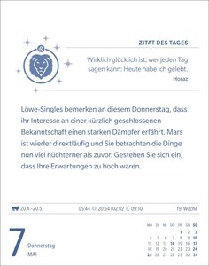 Löwe Sternzeichenkalender 2026