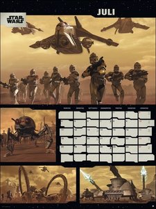 Star Wars Broschur XL Kalender 2022