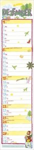 Gabi Kohwagner: Von Tag zu Tag Streifenkalender 2024. Handschriftliches Design und kleine Alltagstipps machen diesen länglichen Kalender zu einem echten Schmuckstück.