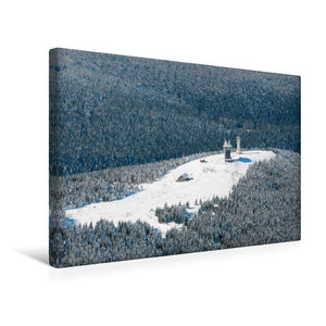 Premium Textil-Leinwand 45 cm x 30 cm quer Der Schneekopf bei Gehlberg