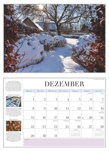 Garten-Kalender 2025 - Broschürenkalender - mit informativen Texten - mit Jahresplaner - Format 42 x 29 cm