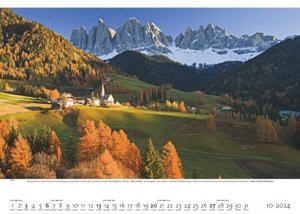 Faszination Alpen 2024 - Bild-Kalender - Poster-Kalender - 70x50