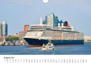 Kreuzfahrtschiffe im Norden (Wandkalender 2021 DIN A4 quer)