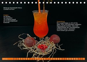 Faszination Rum Cocktails (Tischkalender 2023 DIN A5 quer)