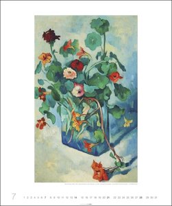 Blumensträuße Kalender 2024. Farbenfroher Kunstkalender im Großformat: Bunte Blumen-Kunst, die nie verwelkt! Großer Wand-Kalender 2024 für den Farbtupfer in jedem Zimmer. Großformat 46x55 cm