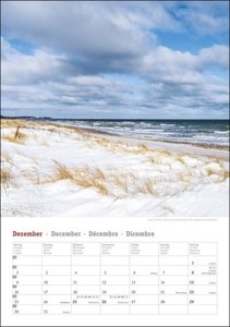 Deutschlands Küsten Kalender 2024. Fotokalender deutscher Strände mit Platz für Notizen. Terminplaner und Blickfang. Naturkalender mit hochwertigen Fotos.