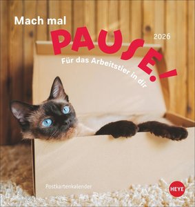 Mach mal Pause Postkartenkalender 2026
