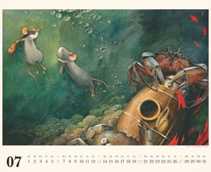 Torben Kuhlmann Mäuseabenteuer 2025 – DUMONT Kinder-Kalender – Querformat 52 x 42,5 cm – Spiralbindung