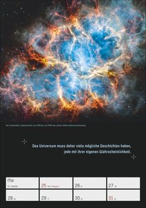 Stephen Hawking - Universum Wochenplaner 2026 - 53 faszinierende Bilder und Zitate