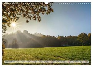 Die Festung Königstein im Wandel der Jahreszeiten (Wandkalender 2024 DIN A3 quer), CALVENDO Monatskalender