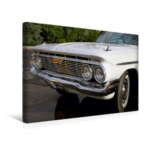 Premium Textil-Leinwand 45 cm x 30 cm quer Chevrolet Impala 1959, Bischof, Kalifornien, USA
