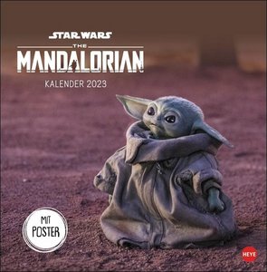 The Mandalorian Broschurkalender 2023. Kleiner Grogu ganz groß: Der Foto-Wandkalender rund um The Mandalorian mit zusätzlichem Poster, Platz für Termine und lustigen Zitaten.