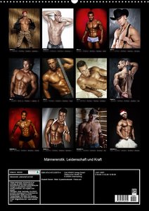 Männererotik. Leidenschaft und Kraft (Wandkalender 2021 DIN A2 hoch)