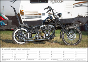 Harleys 2023 - Wand-Kalender - 42x29,7 - Motorrad