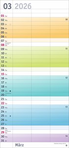 Bunte Wochen Planer für 2 2026