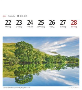 Schottland Sehnsuchtskalender 2026